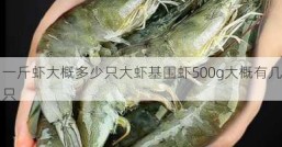 一斤虾大概多少只大虾基围虾500g大概有几只