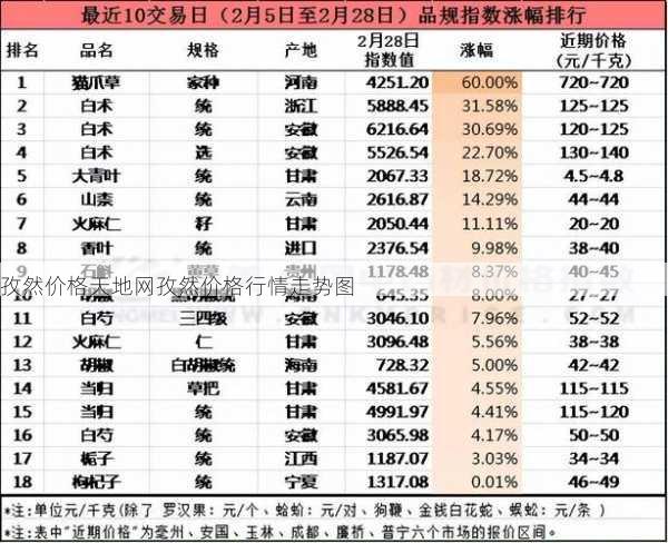 孜然价格天地网孜然价格行情走势图第2张-蔬菜基地绿色种植产业带