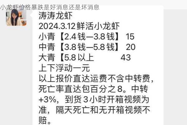 小龙虾价格暴跌是好消息还是坏消息第1张-蔬菜基地绿色种植产业带