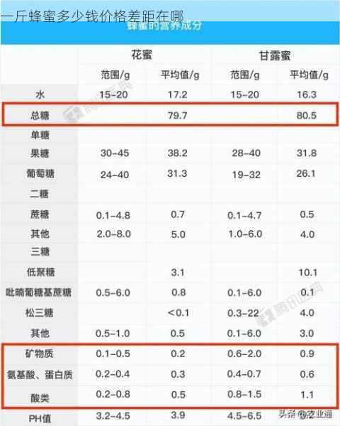 一斤蜂蜜多少钱价格差距在哪第2张-蔬菜基地绿色种植产业带