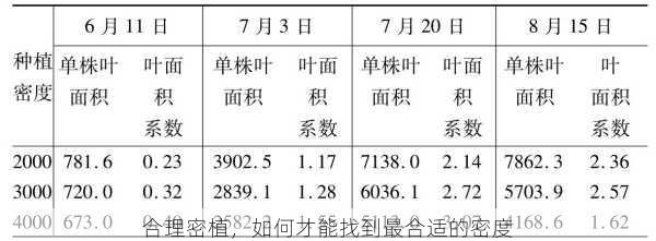 合理密植，如何才能找到最合适的密度第1张-蔬菜基地绿色种植产业带